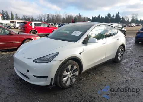 2021 Tesla Model Y Standard Range Rear-Wheel Drive из США, поврежденный, VIN 5YJYGDED7MF111122